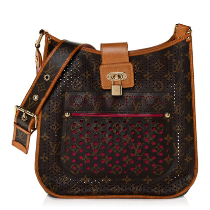 Louis Vuitton Monogram Perforated Musette Fuchsia 1 of 13