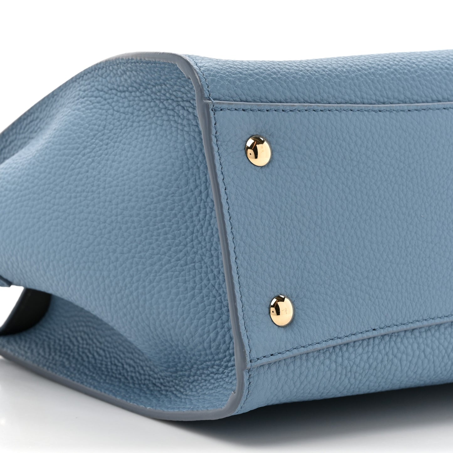 Hammered Calfskin Double Handle Small Amy Tote  Chambry