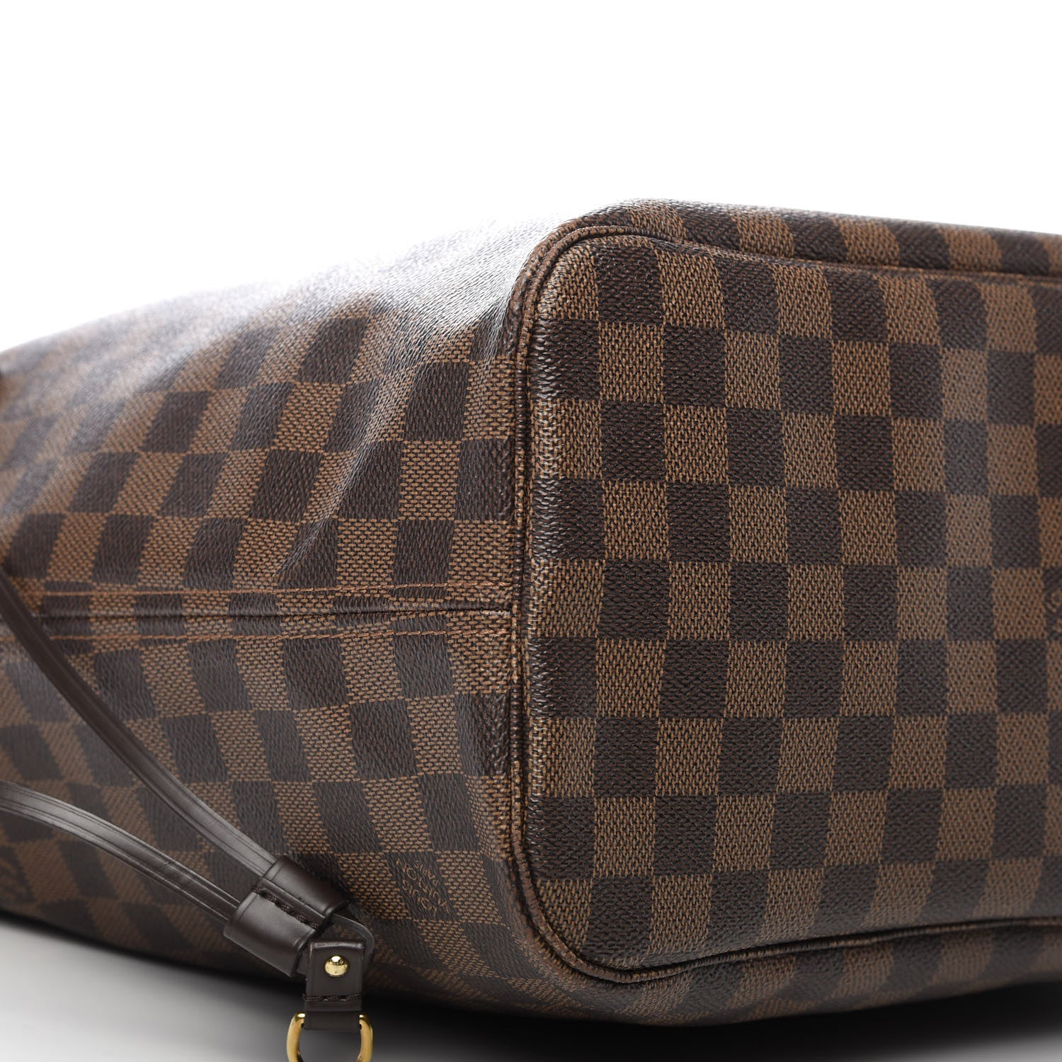 Louis Vuitton Damier Ebene Neo Neverfull MM Rose Ballerine 6 of 10