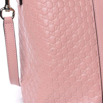 Gucci Soft Microguccissima Medium Zippered Satchel Soft Pink 13 of 13