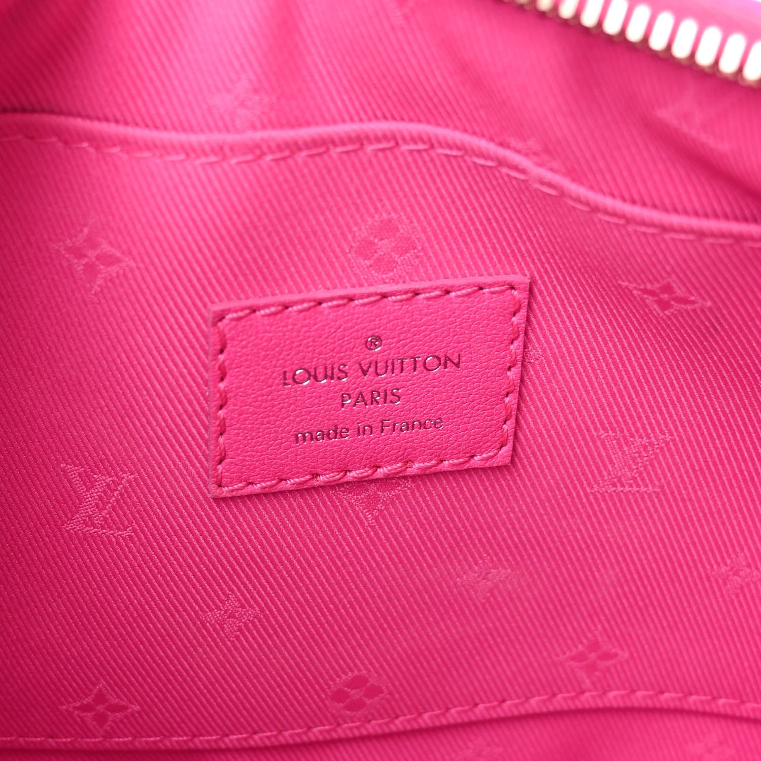 Louis Vuitton Calfskin Bubblegram Over The Moon Dragon Fruit 6 of 10