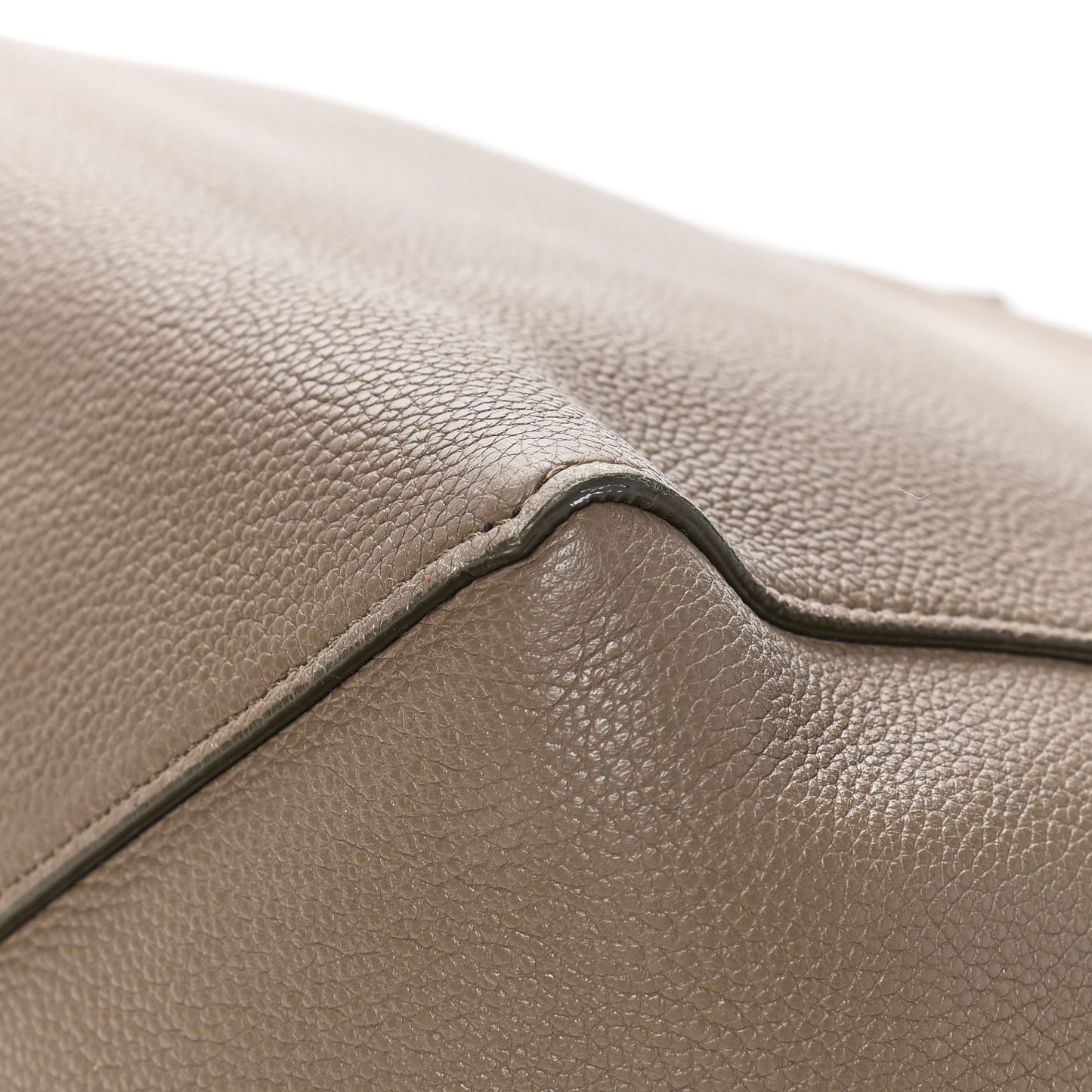Soft Grained Calfskin Belt Cabas Phantom Souris