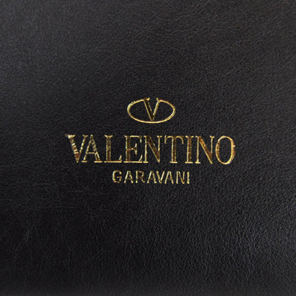 Valentino Garavani Vitello Rockstud Double Handle Tote Black 5 of 7