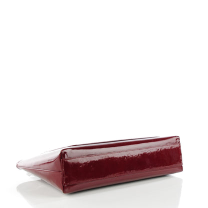 Chanel Patent Bijoux Chain Shoulder Bag Burgundy 4 of 7