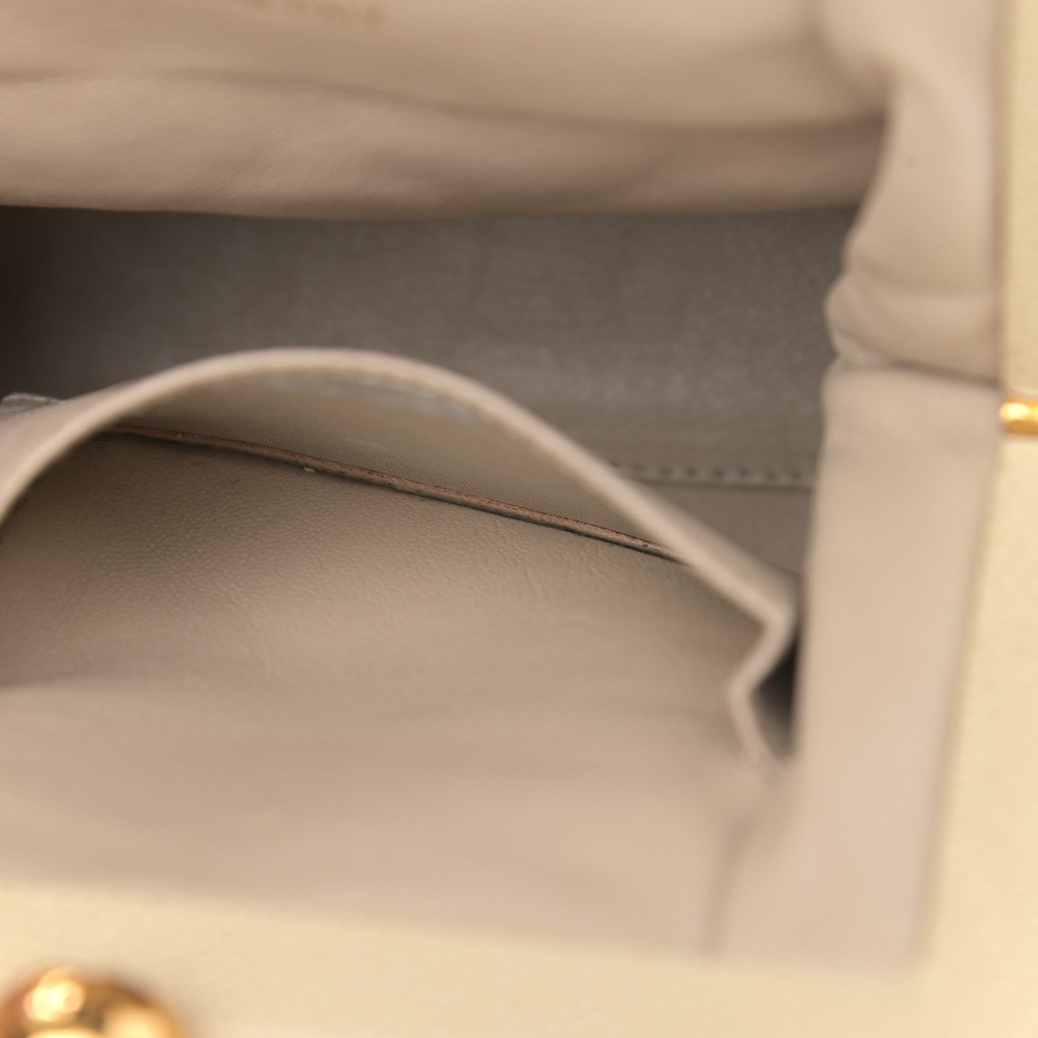 Chanel Caviar Quilted Frame Evening Bag Beige 11 of 14