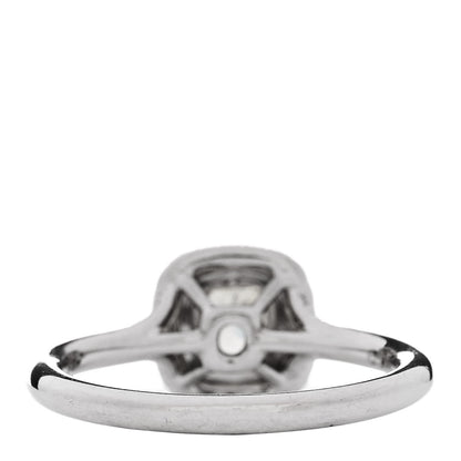 Tiffany Platinum 18K Yellow Gold Fancy Yellow Diamond .26ct Soleste Engagement Ring 51 5.75 4 of 7