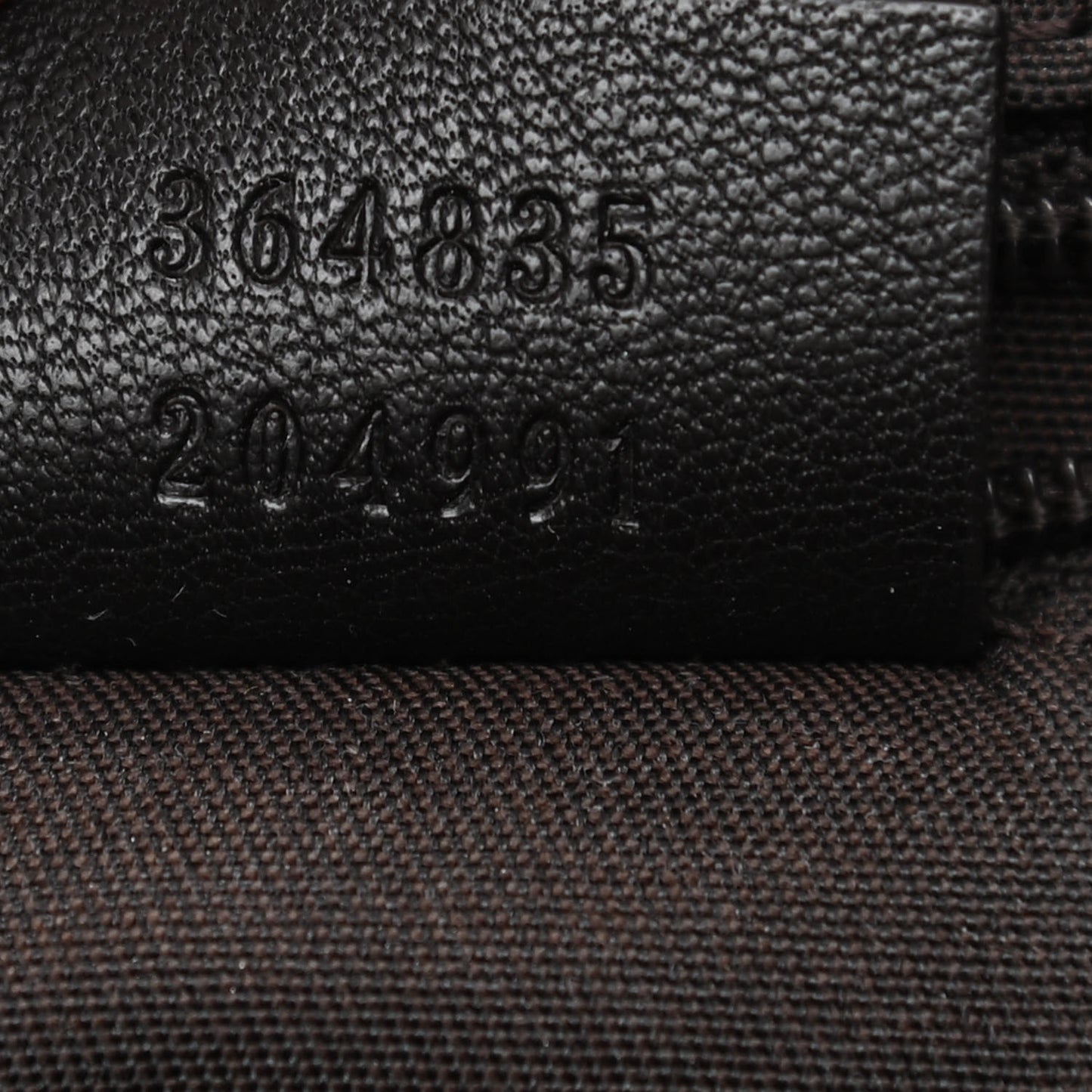 Guccissima New Ladies Web Tote Dark Brown