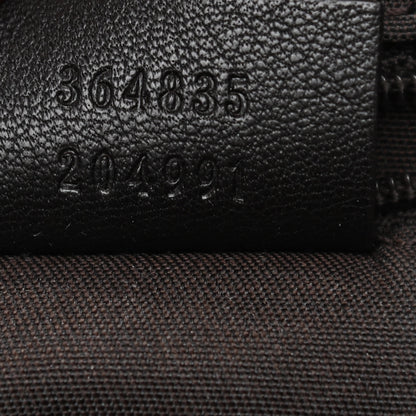 Gucci Guccissima New Ladies Web Tote Dark Brown 7 of 10