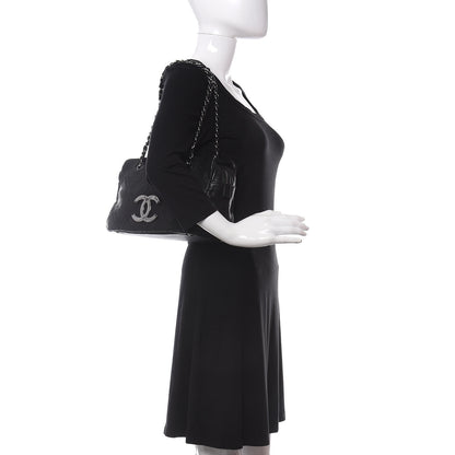 Chanel Calfskin Diamond Stitch Tote Black 2 of 10