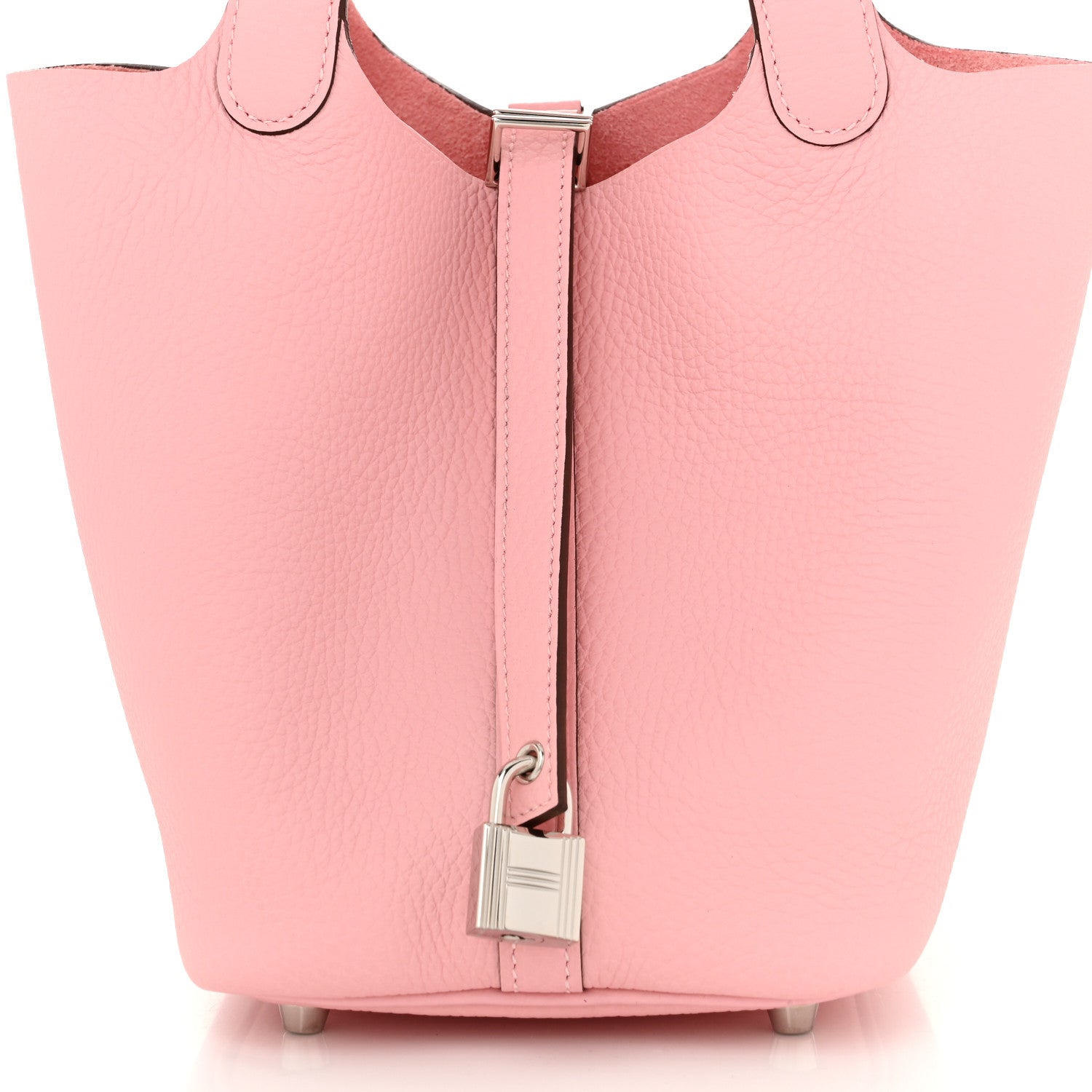 Hermes Taurillon Clemence Picotin Lock 18 PM Rose Sakura 8 of 11