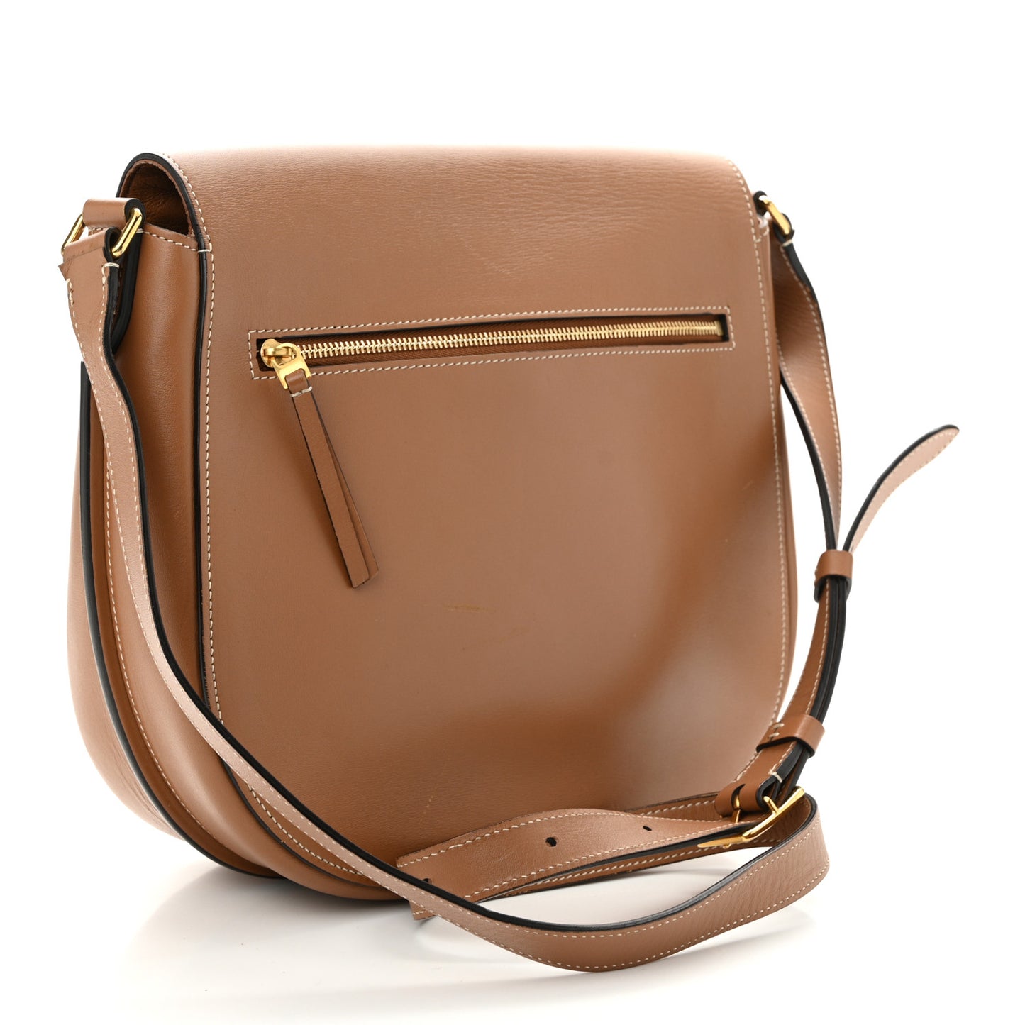 Supersoft Calfskin Medium Trotteur Caramel