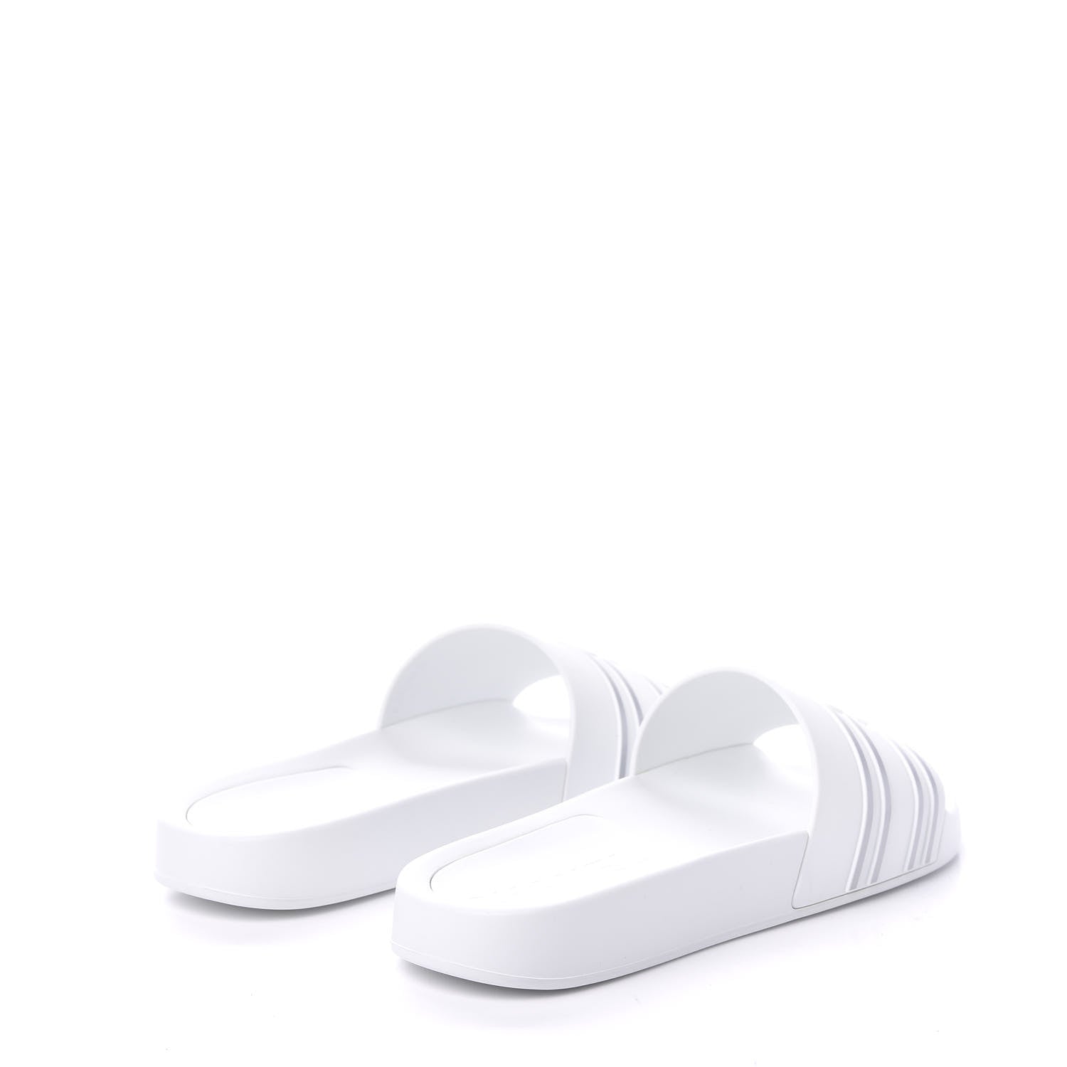 Chanel PVC CC Mules Sandals 38 White Grey 4 of 9