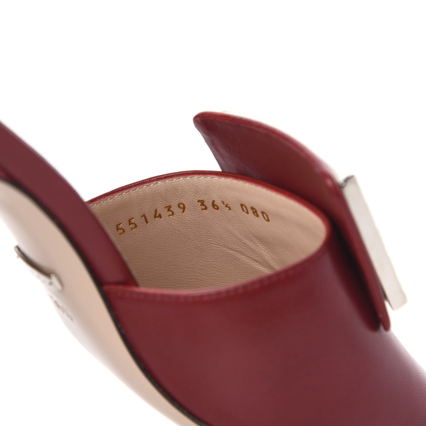Malaga Kid Crystal Square G Madelyn Mules 36.5 Romantic Cerise