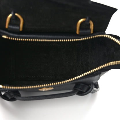 Celine Grained Calfskin Pico Belt Bag Black 5 of 8
