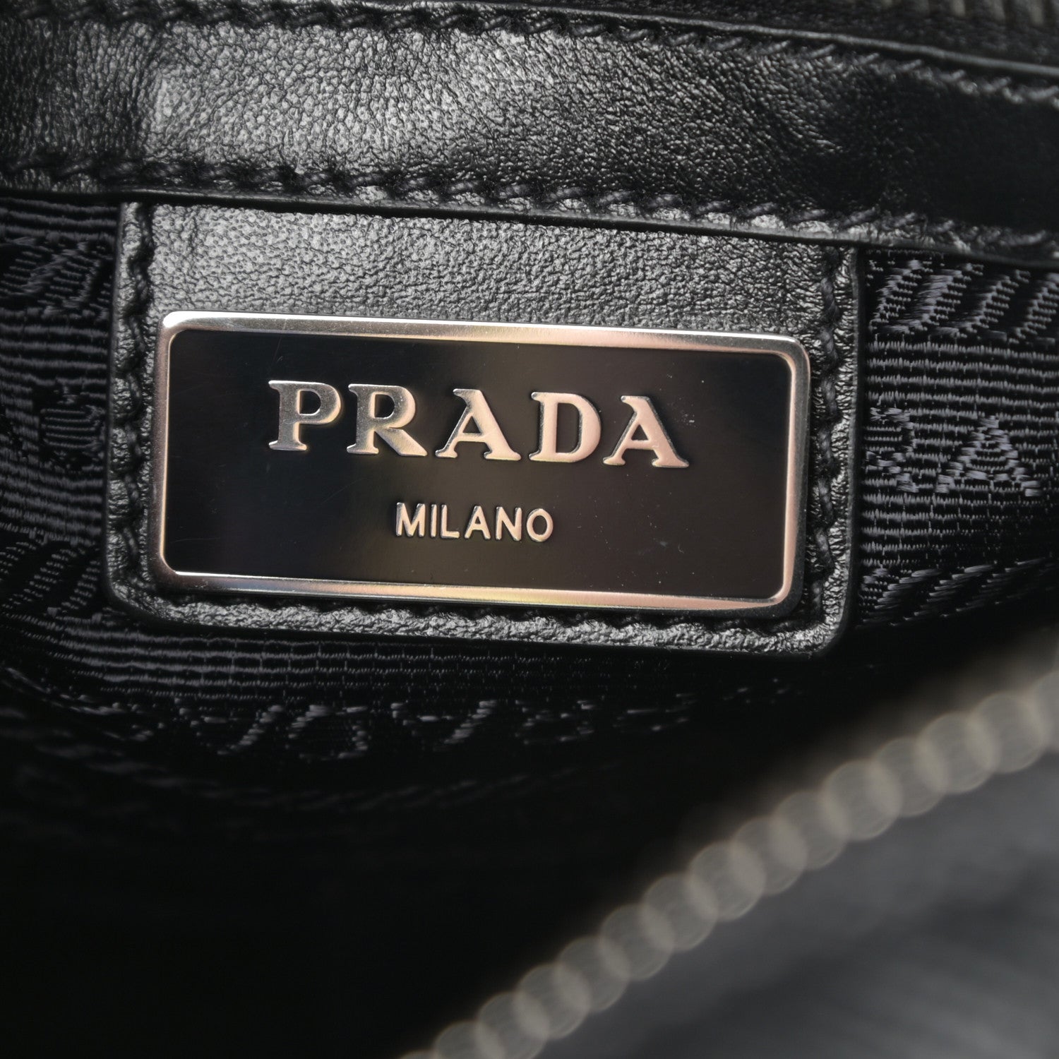 Prada Saffiano Flat Messenger Bag Black 6 of 11