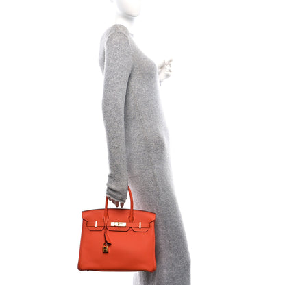 Hermes Togo Birkin 30 Feu 2 of 11