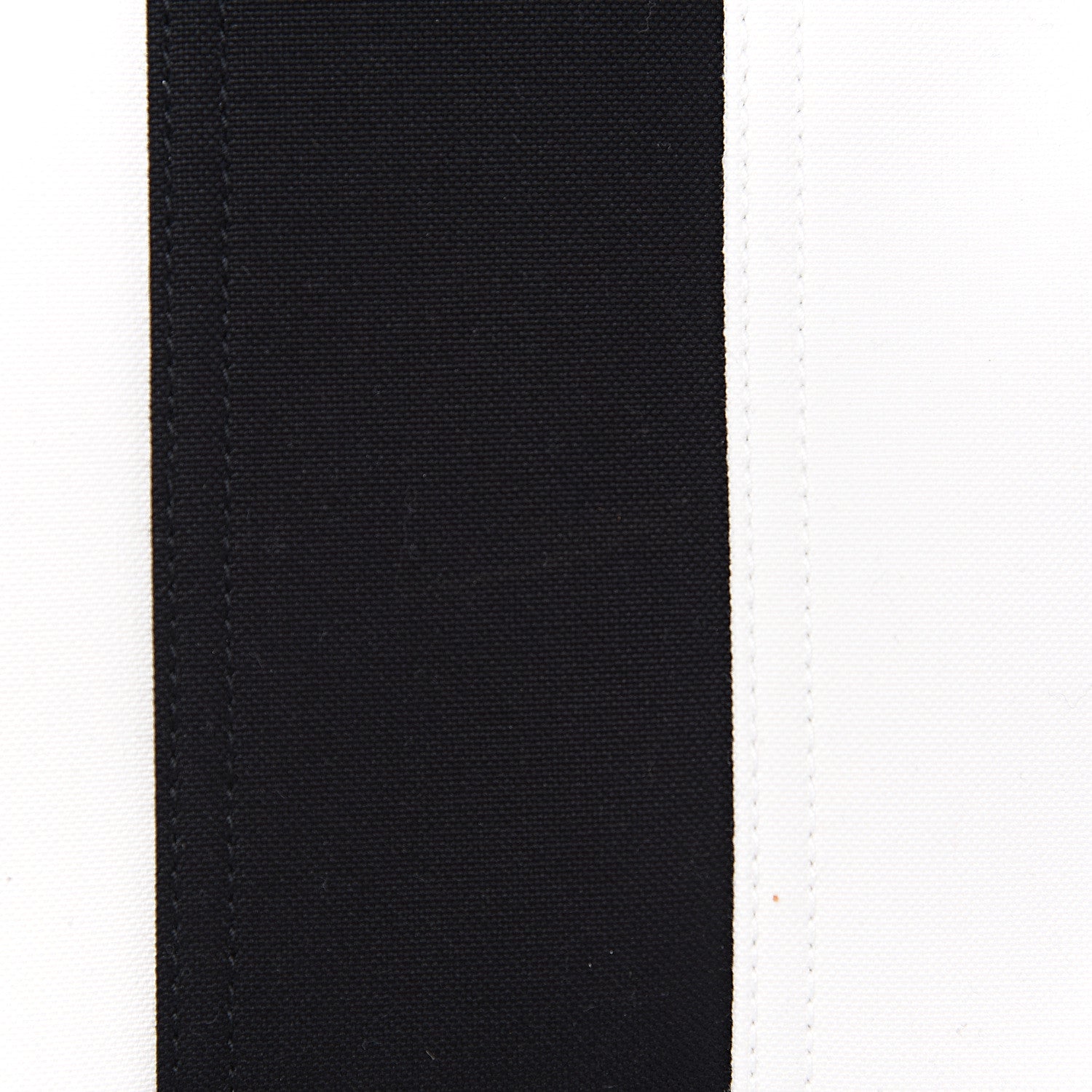 Saint Laurent Canvas Noe Striped Tote Black White 10 of 10