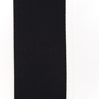 Saint Laurent Canvas Noe Striped Tote Black White 10 of 10