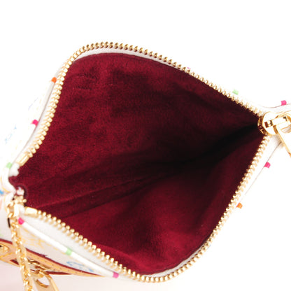 Louis Vuitton Monogram Multicolor Pochette Plate MM White 8 of 8