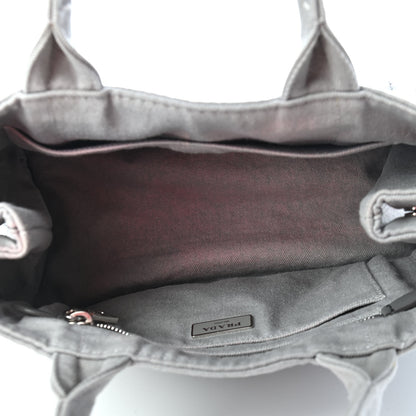 Prada Canapa Small Logo Tote Granito 5 of 11
