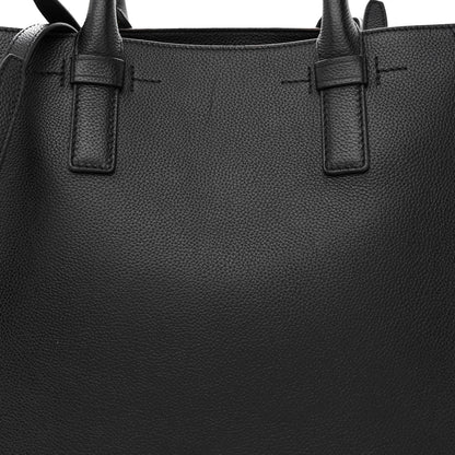 Tom Ford Pebbled Calfskin Medium Jennifer Zip Tote Black 7 of 13