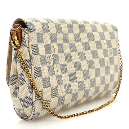 Louis Vuitton Damier Azur Favorite MM 3 of 11