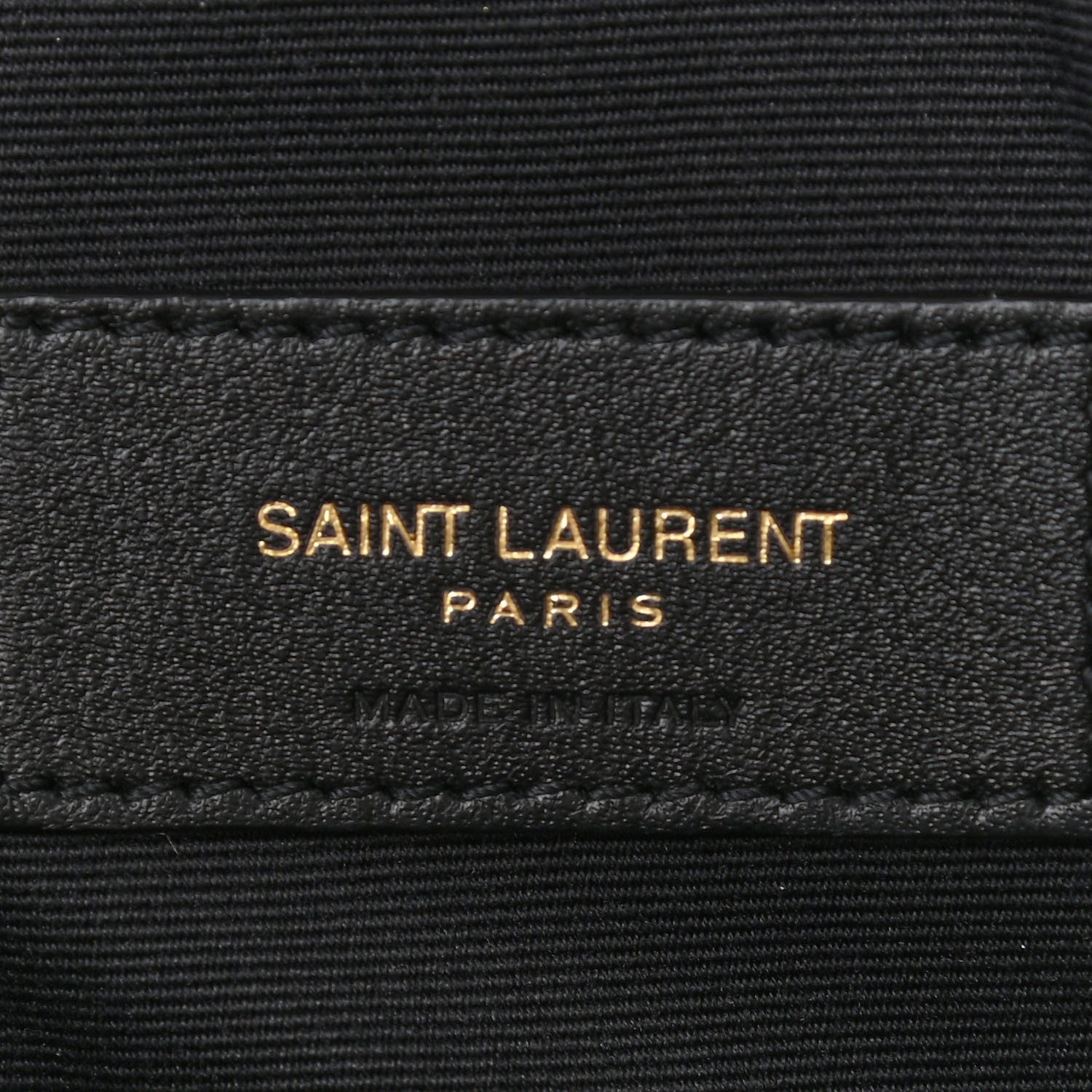 Saint Laurent Grain De Poudre Uptown Pouch Dark Beige 6 of 7