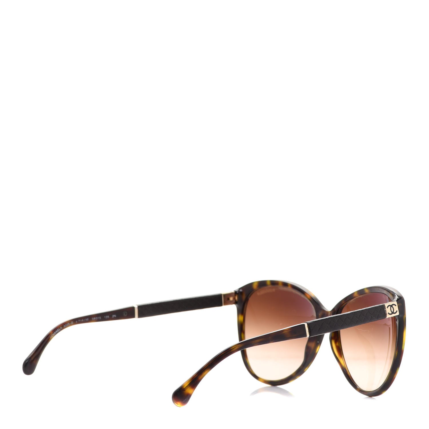 Chanel Acetate Polarized CC Sunglasses 714/S9 Dark Tortoise 4 of 8