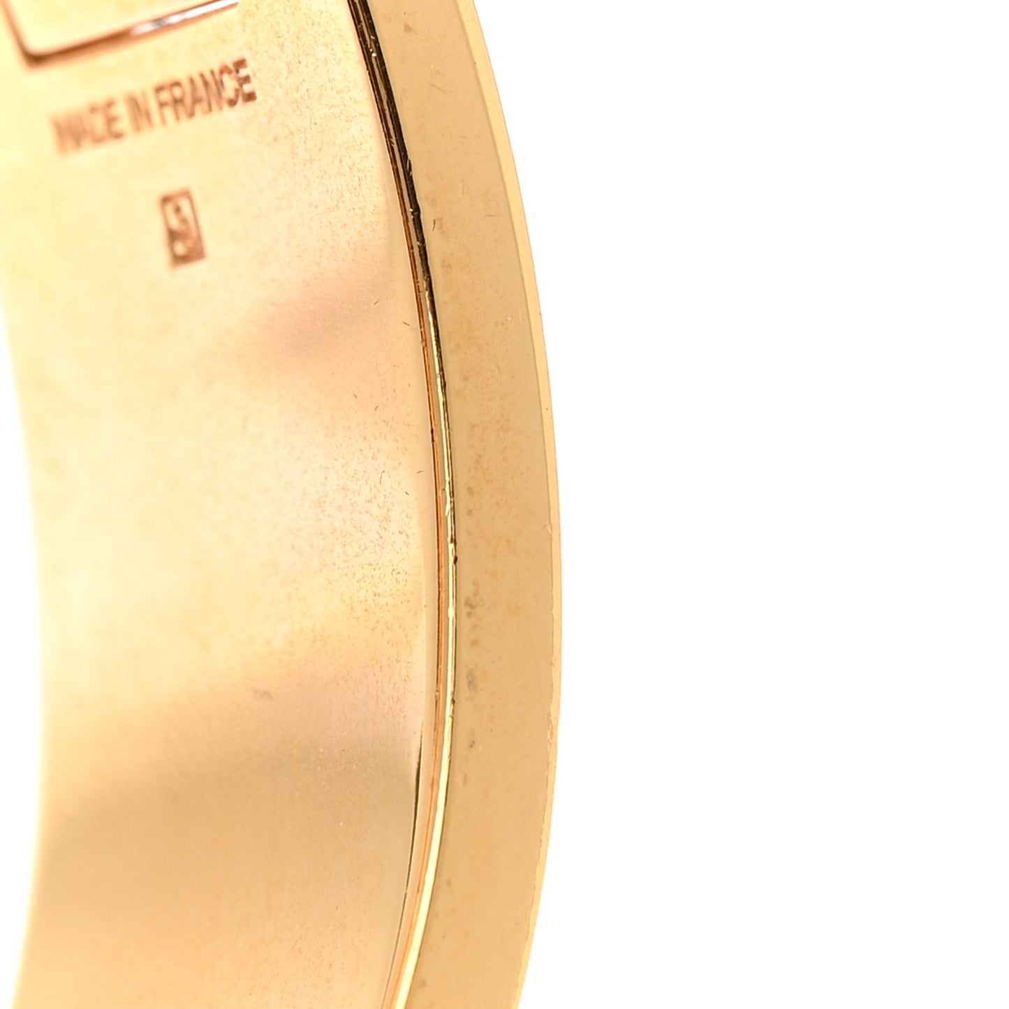 Enamel Wide Clic Clac H Bracelet GM Rose Velours