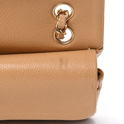 Chanel Caviar Quilted Small Double Flap Beige 13 of 16