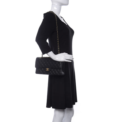 Chanel Caviar Quilted Medium Double Flap Black 2 of 11