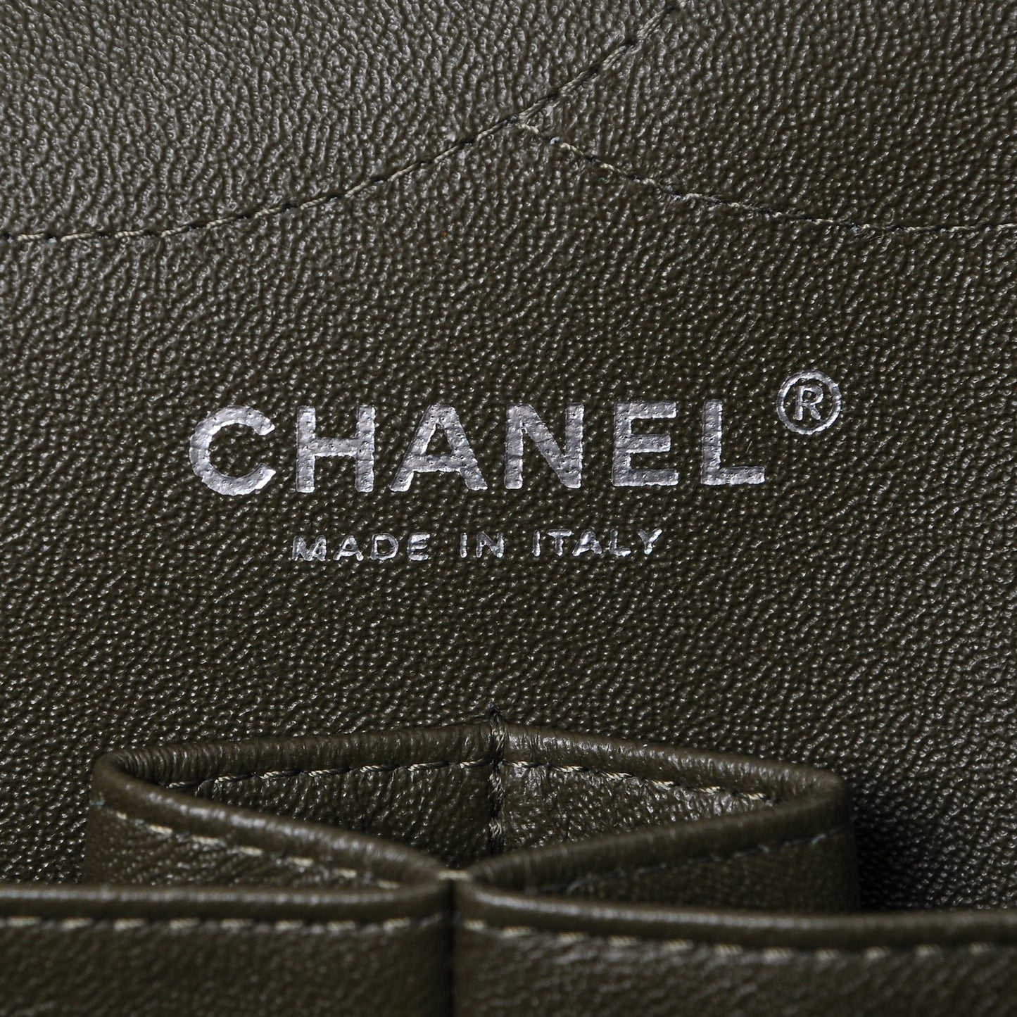 Aged Calfskin Quilted 2.55 Reissue 227 Flap Green