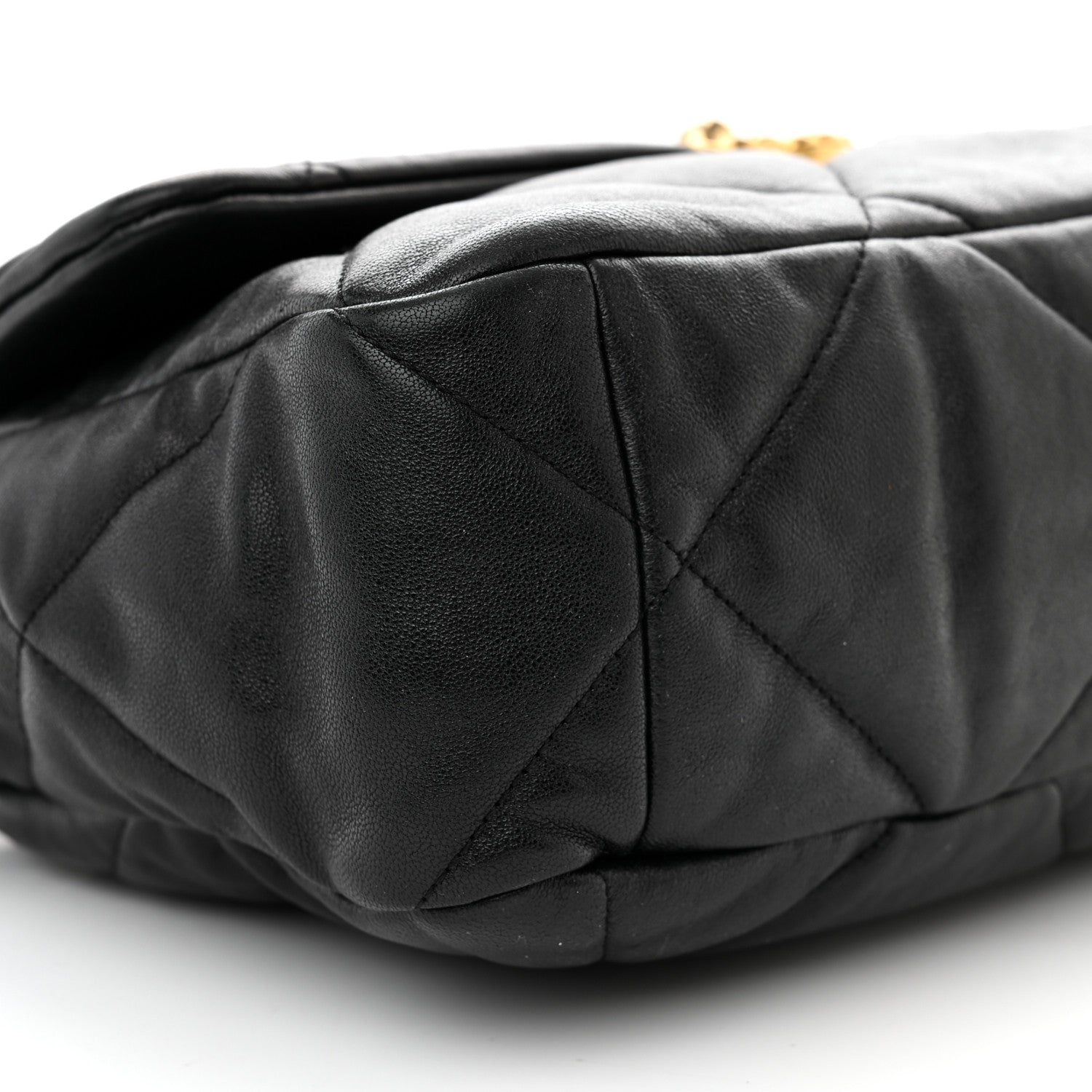Chanel Lambskin Quilted Large Chanel 19 Flap Black 9 of 10