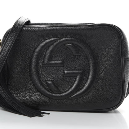 Gucci Pebbled Calfskin Small Soho Disco Bag Black 8 of 13
