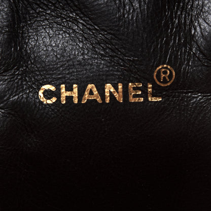 Chanel Lambskin Quilted Cosmetic Vanity Bag Brown 6 of 16