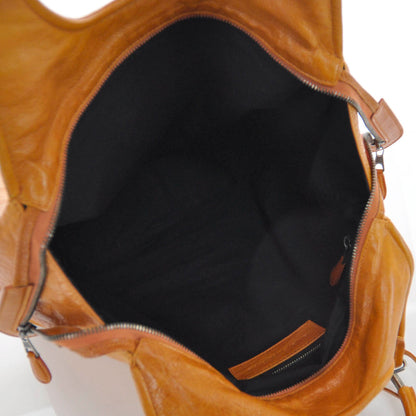 Balenciaga Chevre Ring Handle Hobo Pumpkin 6 of 8
