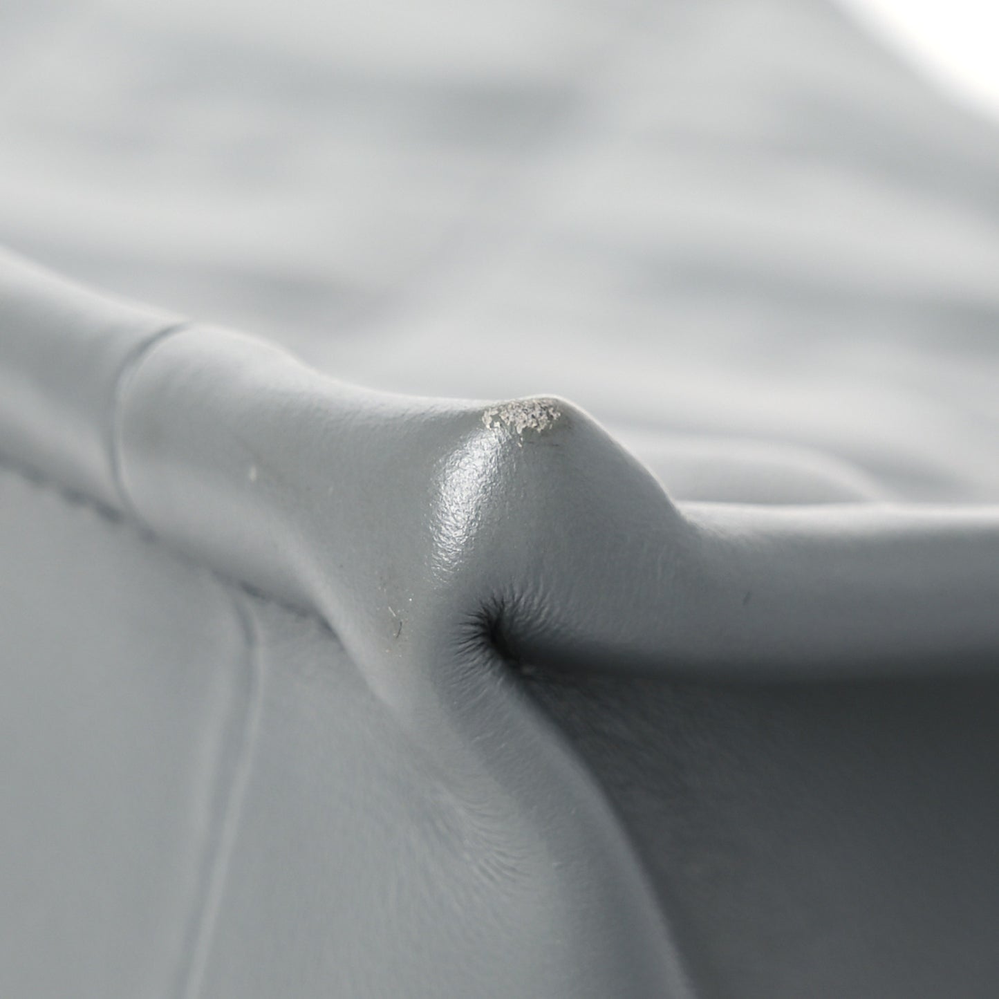 Calfskin Macrocannage Medium Book Tote Grey