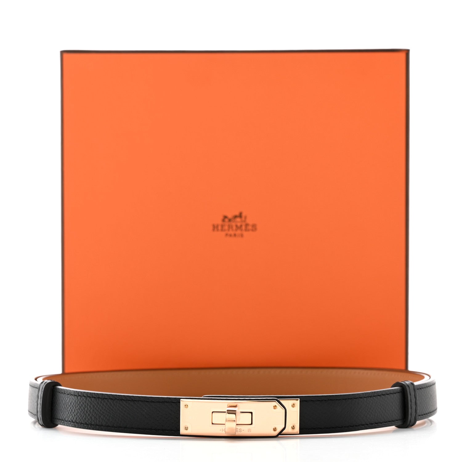 Hermes Epsom Kelly Belt Black 6 of 6