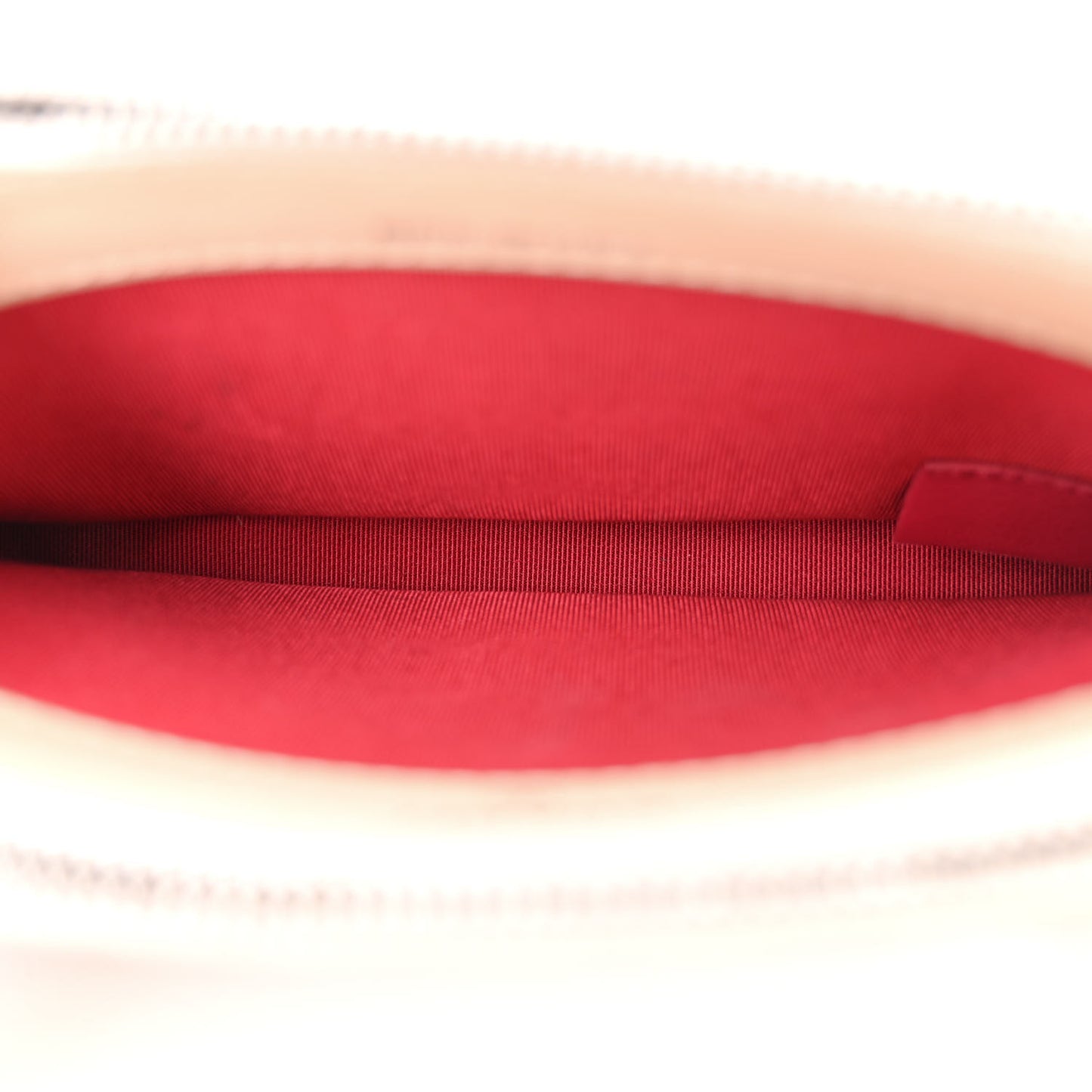 Aged Calfskin Quilted Small Gabrielle Clutch With Chain Beige Black