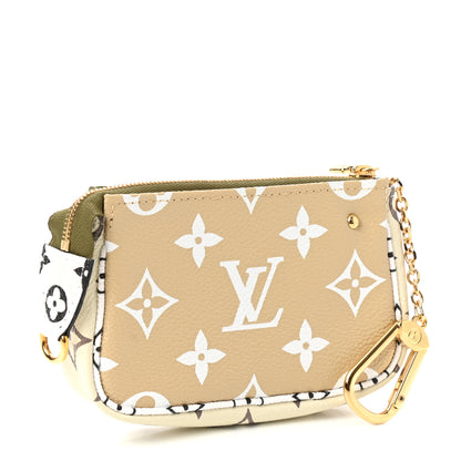 Louis Vuitton Monogram Giant Micro Pochette Accessories Kaki White 3 of 8