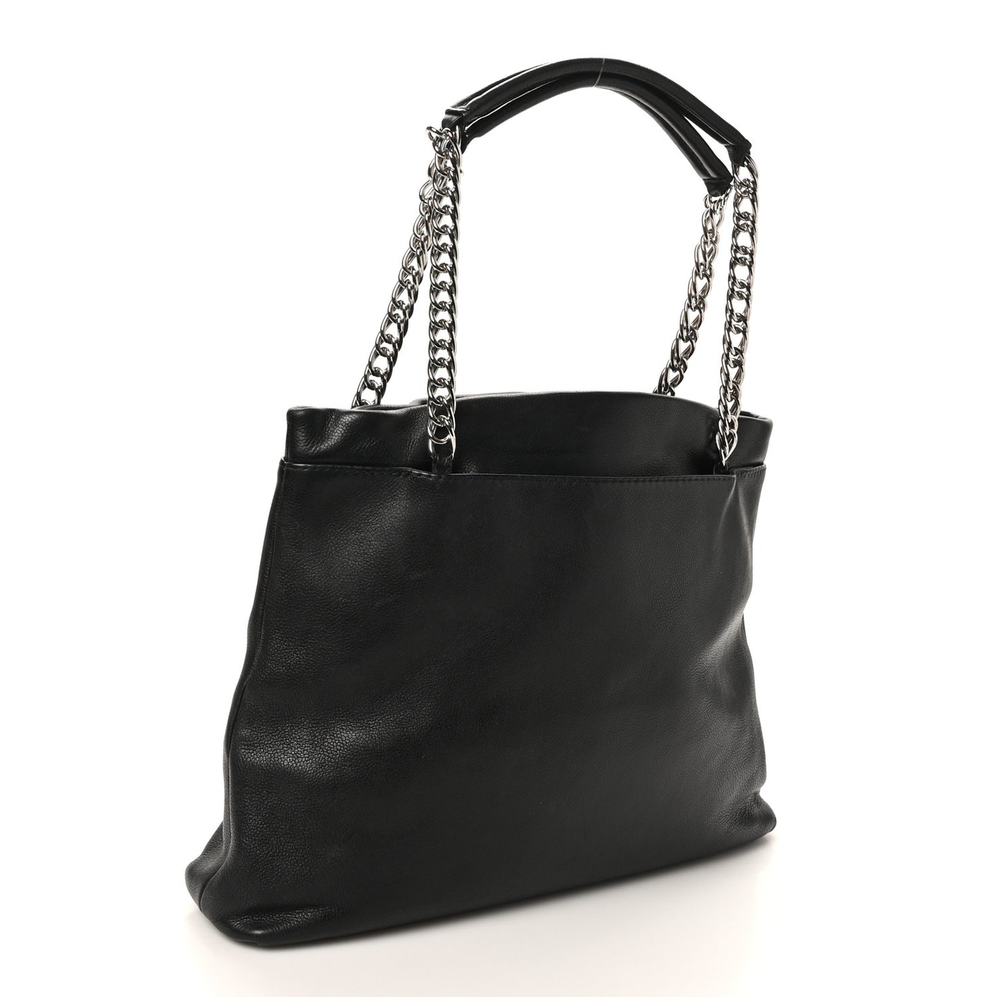Caviar Large CC Tuck Tote Black