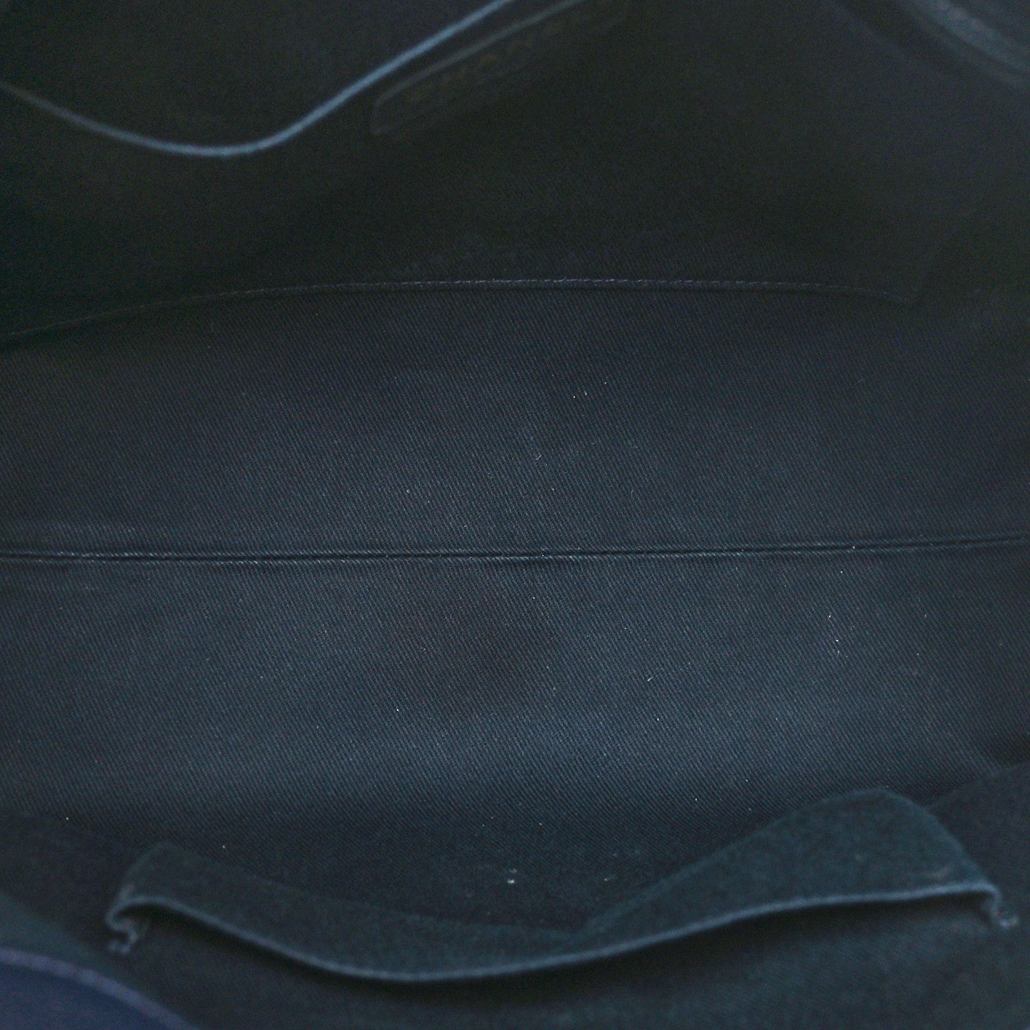 Chanel Crumpled Grained Calfskin Zip and Carry Shopping Tote Dark Navy 5 of 10