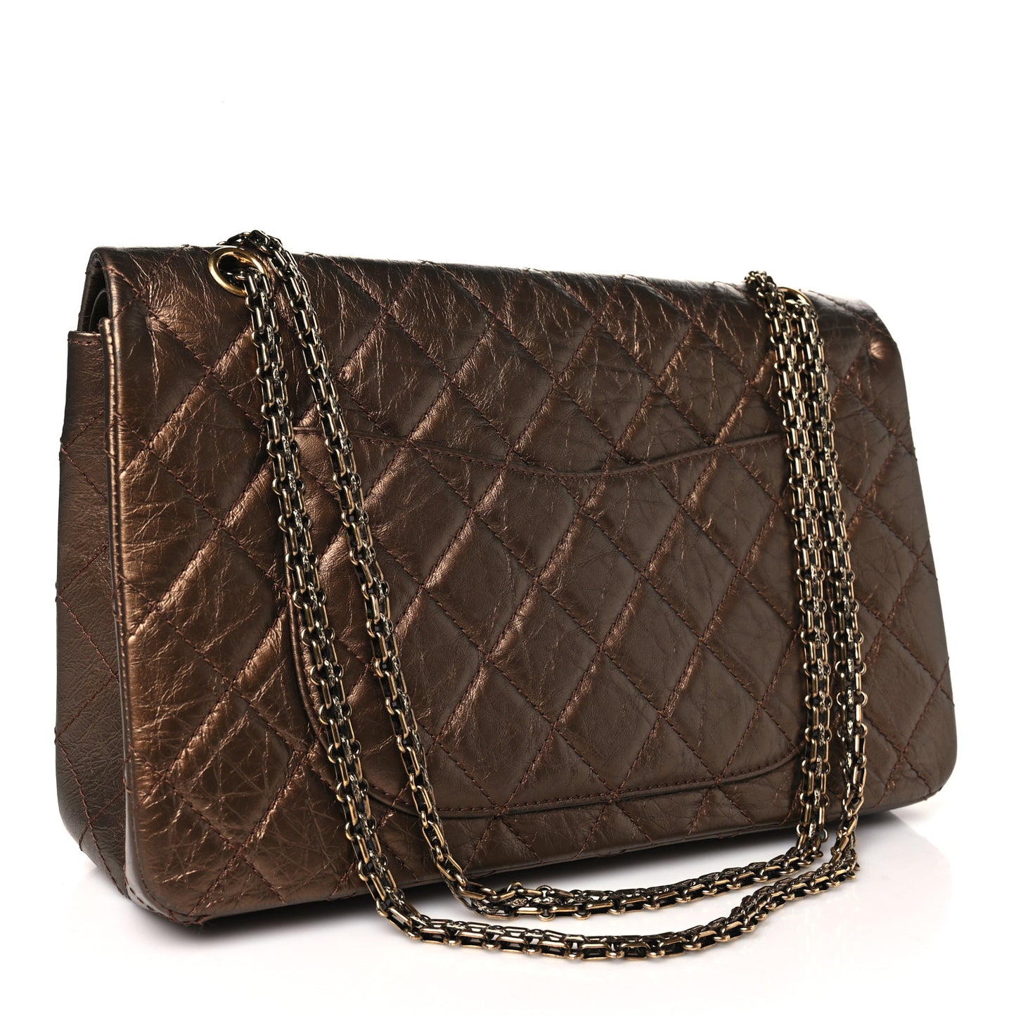 Metallic Aged Calfskin 2.55 Reissue 226 Flap Bronze
