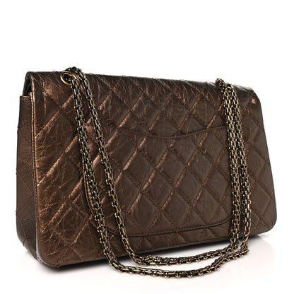 Chanel Metallic Aged Calfskin 2.55 Reissue 226 Flap Bronze 3 of 10