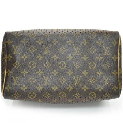 Louis Vuitton Monogram Perforated Speedy 30 Orange 6 of 11