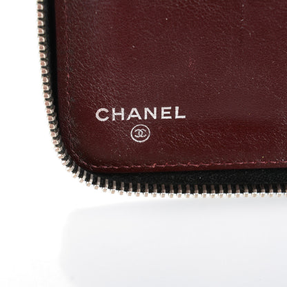 Chanel Caviar Quilted Large Zip Around Organizer Wallet Black 6 of 9