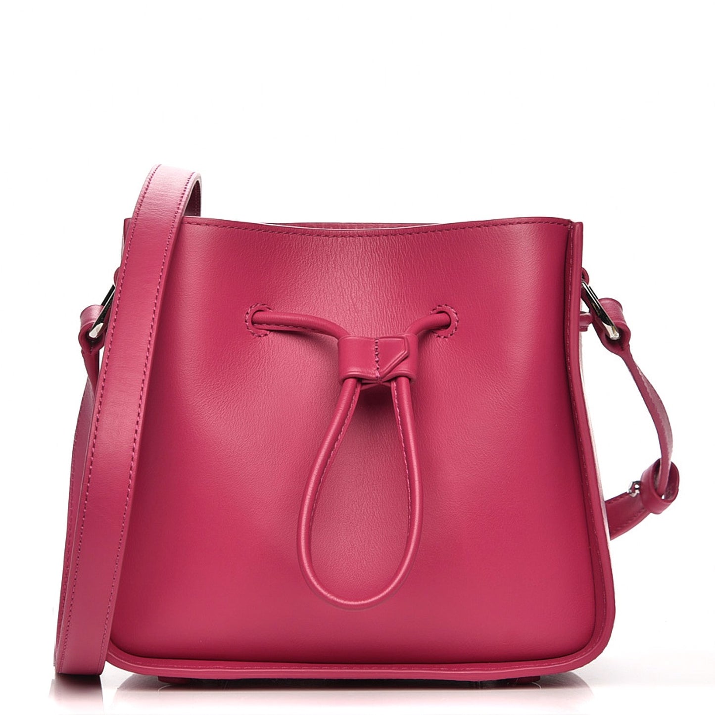 3.1 Smooth Calfskin Mini Soleil Bucket Bag Bougainvillea