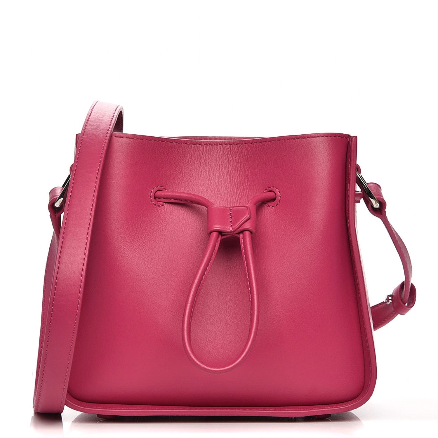 3.1 Phillip Lim 3.1 Smooth Calfskin Mini Soleil Bucket Bag Bougainvillea 1 of 8