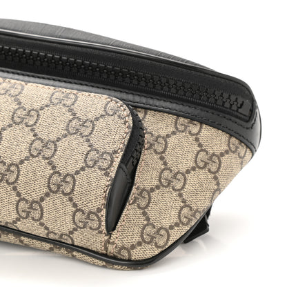 Gucci GG Supreme Monogram Belt Bag Black 10 of 10