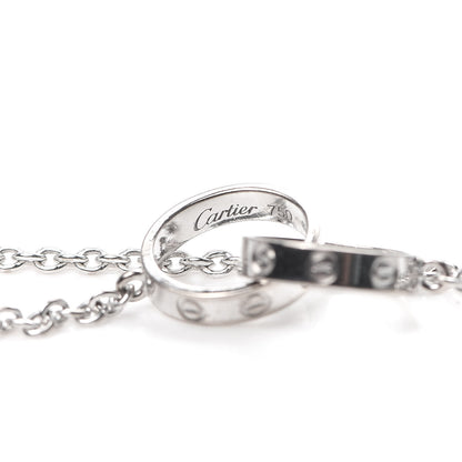 Cartier 18K White Gold Interlocking LOVE Bracelet 5 of 6